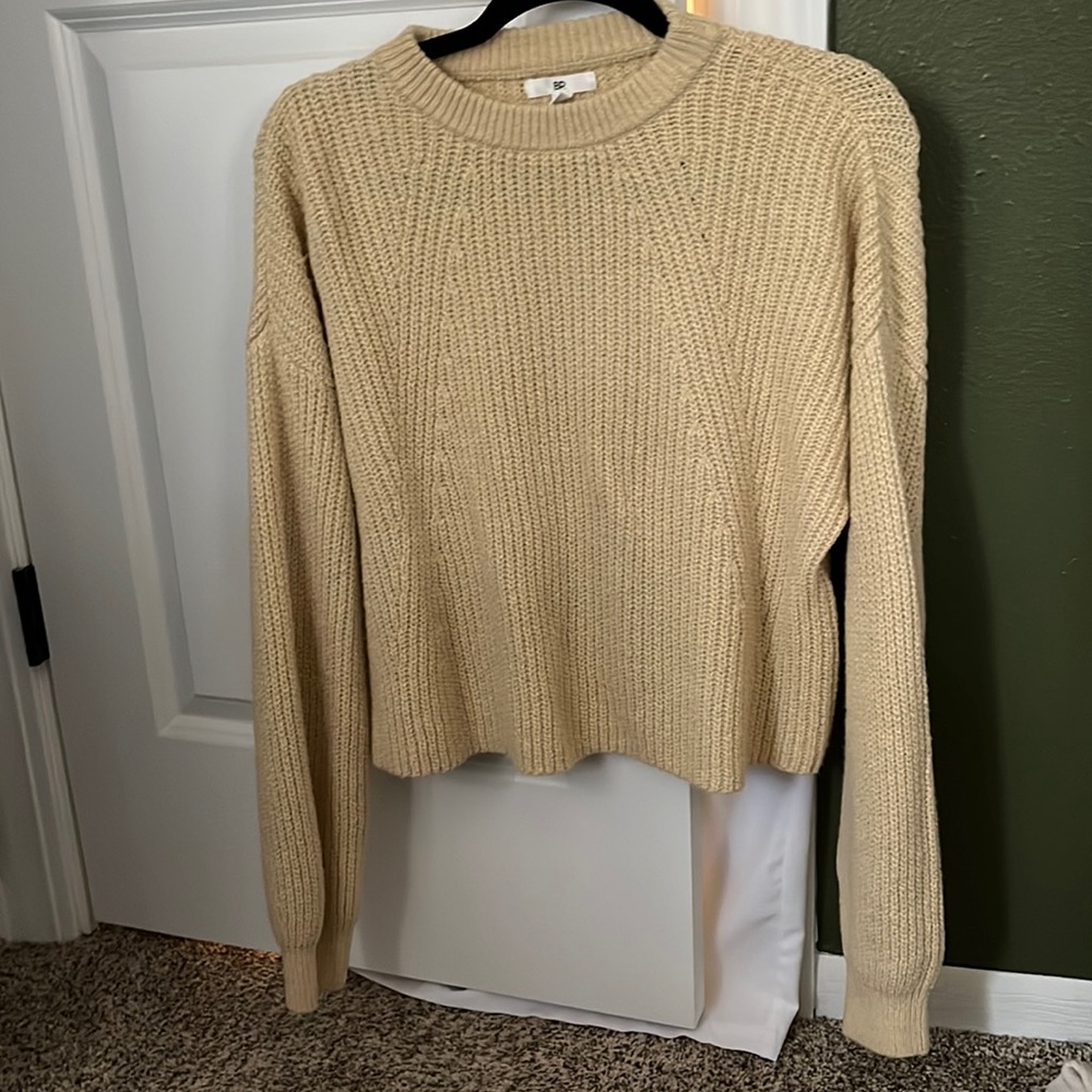 BR cream sweater